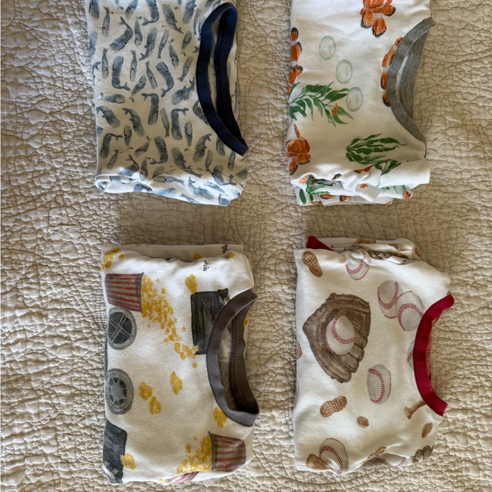 Burt’s bees baby pajamas set 4 pairs 24 months